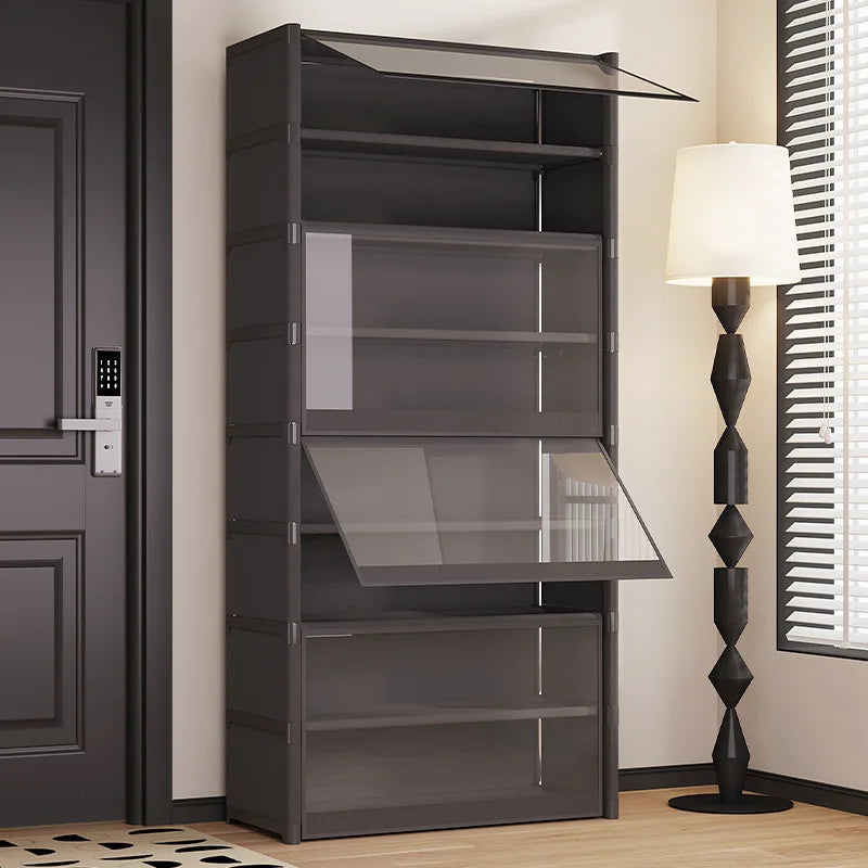 Transparent Large-Sized Shoe Cabinet