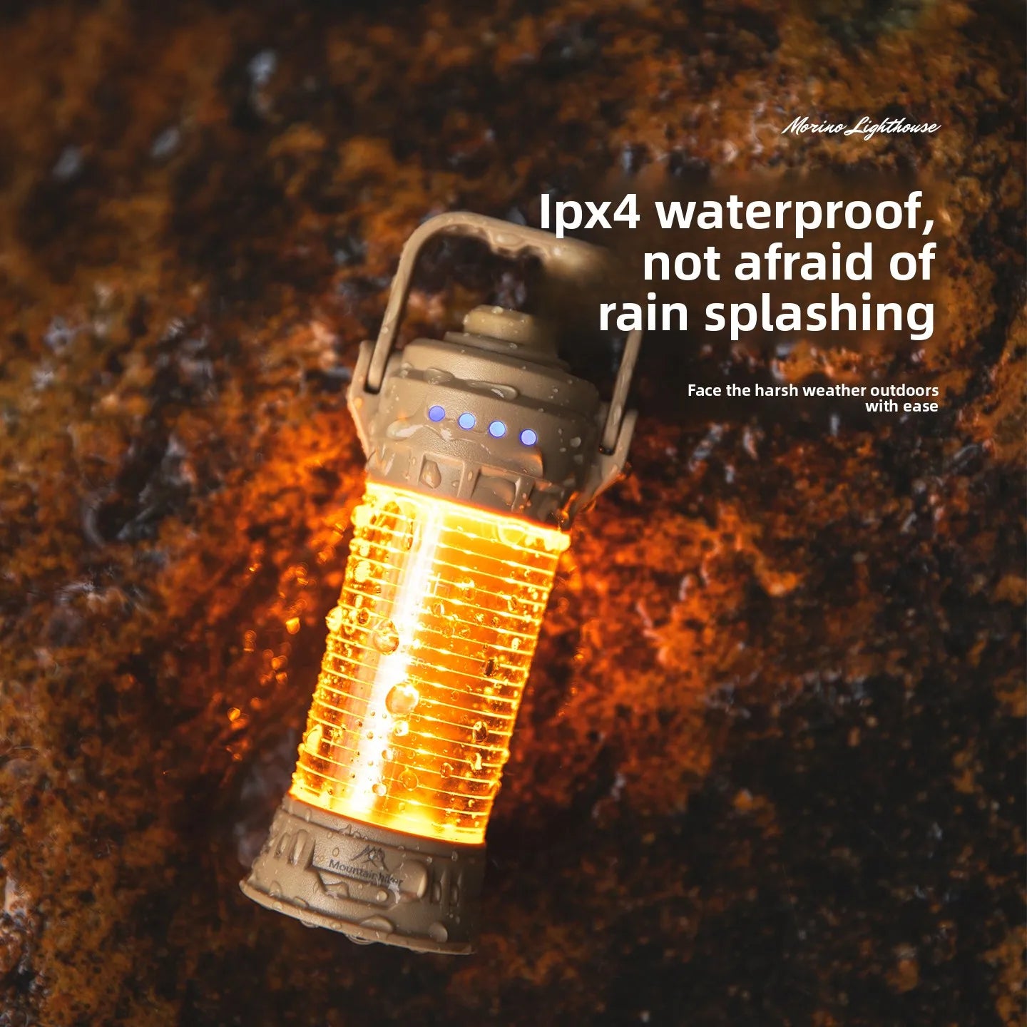 MOUNTAINHIKER 1500mAh Portable Retro Camping Lantern