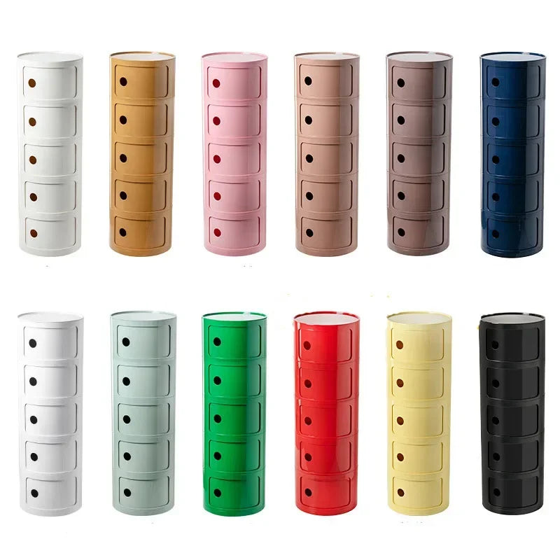 Creative Bedside Table Modern Simple Bedroom Storage Cabinet Multi-Layer Simple Plastic Side Cabinet Ins Internet Celebrity 협탁