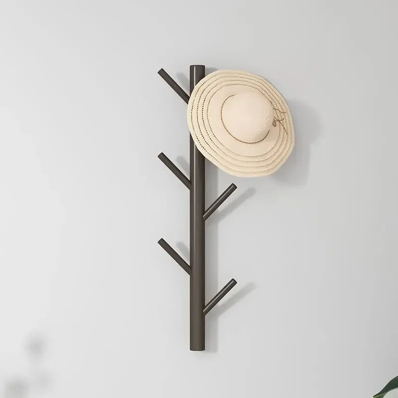 Branch Twig Solid Wood Wall Mounted Coat Rack Hanging Mounted Hanger Cabinet Furniture Bedroom Clothes Hats Bag Storage Rack