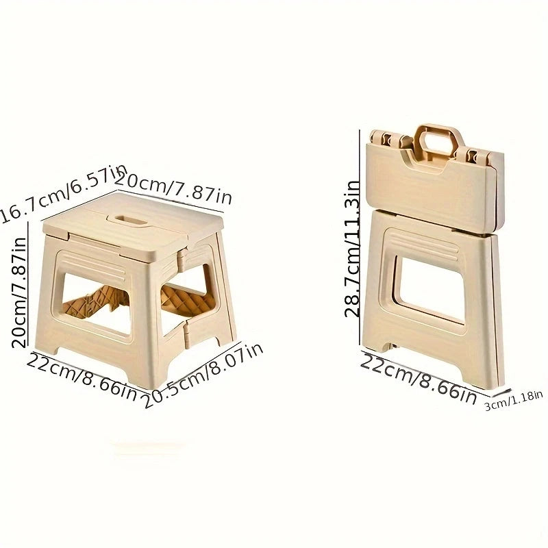 Lightweight Folding Step Stool Multi Use