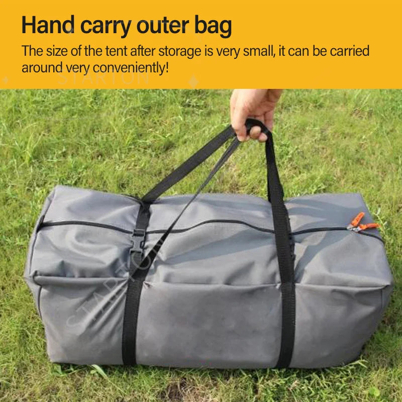 Camping Family Tent 6-8 Persons Ultralight Waterproof Automatic Two Room Double Layers Foldable Kamp Cadir Outdoor Adventures