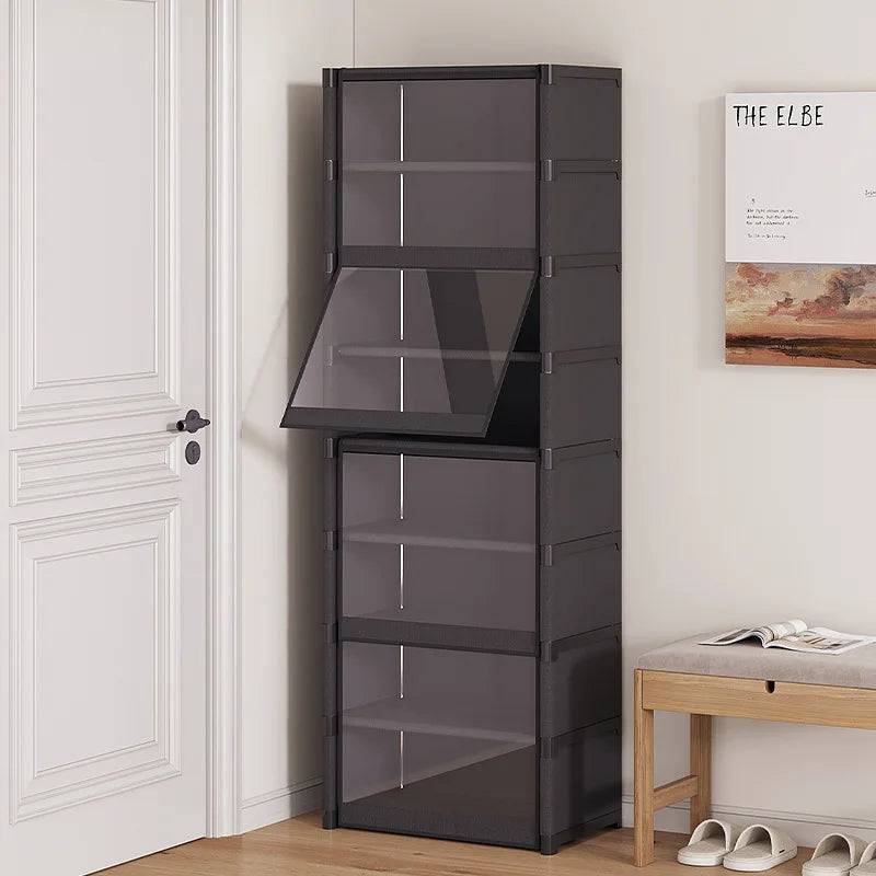 Transparent Large-Sized Shoe Cabinet