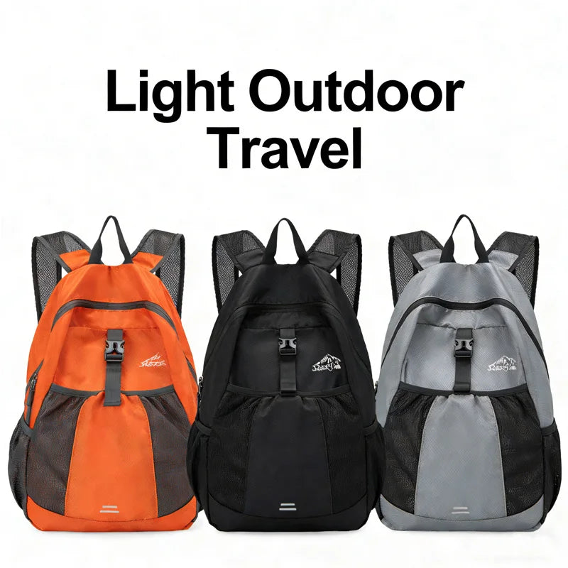 Backpack - Ultra Lightweight Packable Backpack for Travel Camping, Hiking Back Pack Waterproof Foldable Daypack for Men Women Bl