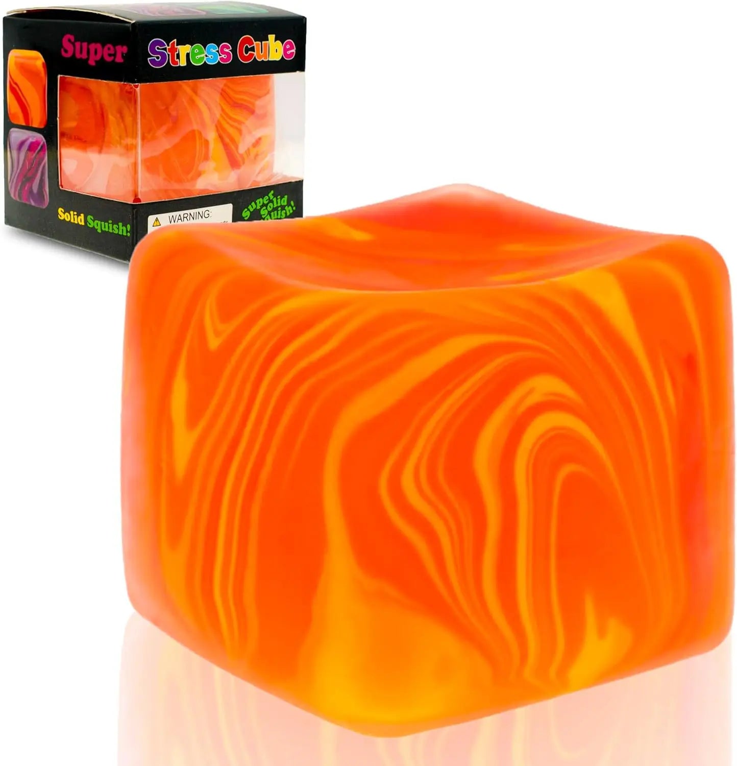 Needoh Soft and Sensory Stress-relief Toy Cube Filled with Gel