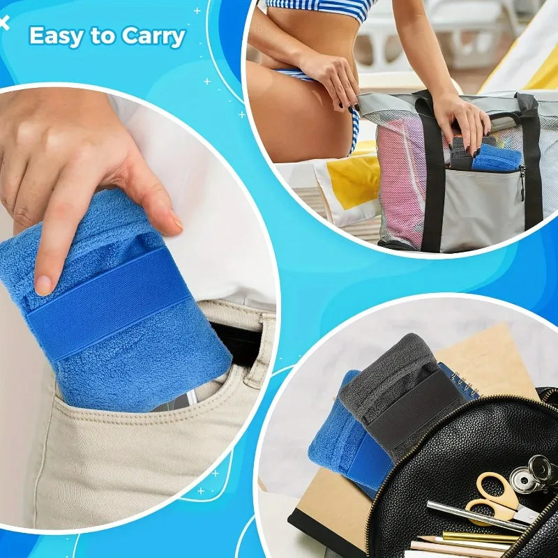 Beach Sand Removal Gloves Lightweight and Hand-washable Suitable for Outdoor Beach Use Sandproof Beach Towels