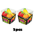 Schylling Needoh Groovy Strawberry Banana Orange Flour Filler Fruit Squishy Stress Toys Fast Rising Anxiety Relief Sensory Toy