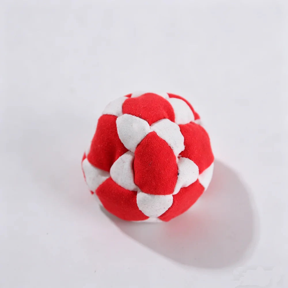 Hand-Made Knitted Footbag Sacks, Hacky Sack Assorted Foot Bag Crochet Hackys Ball for Adults, Juggling Balls for Beginners