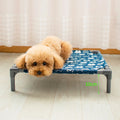 Folding Dog Bed Pet Camping Marching Bed Dog Bed Elevated Removable Washable Four Seasons Removable Dogs Cool Beds