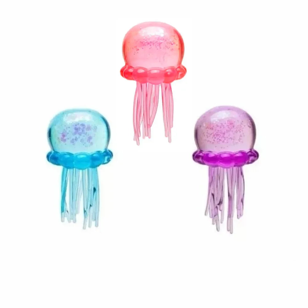 Jellyfish Squishy 3Color Soft Stress Relief Toy