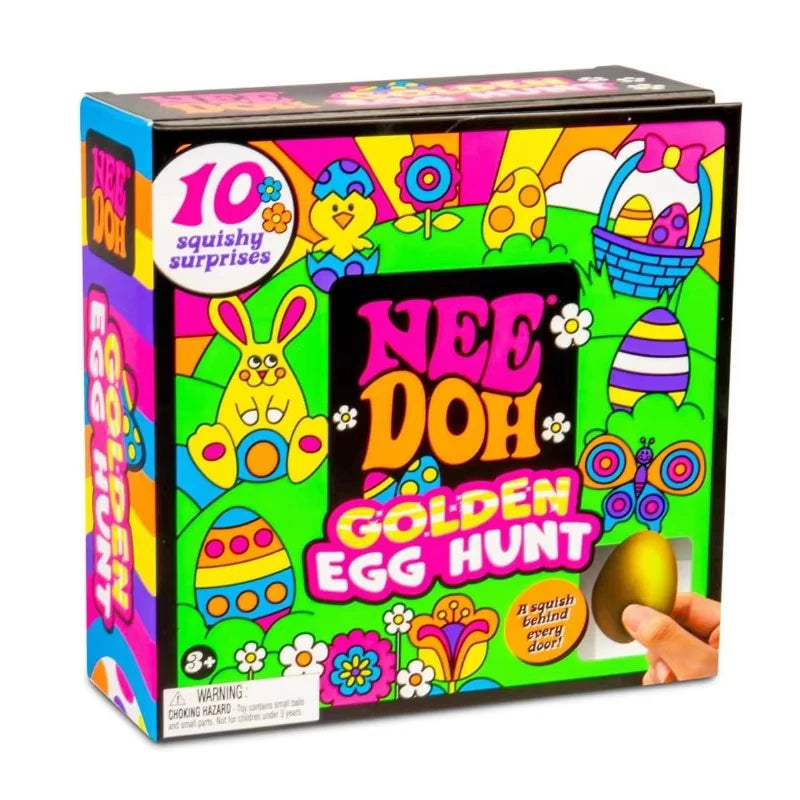 Hot 2026 NeeDoh Advent Calendar Countdown Decoration Golden Egg Treasure Hunt Game Kids Easter Fingertip Gyro Blind Box Gifts
