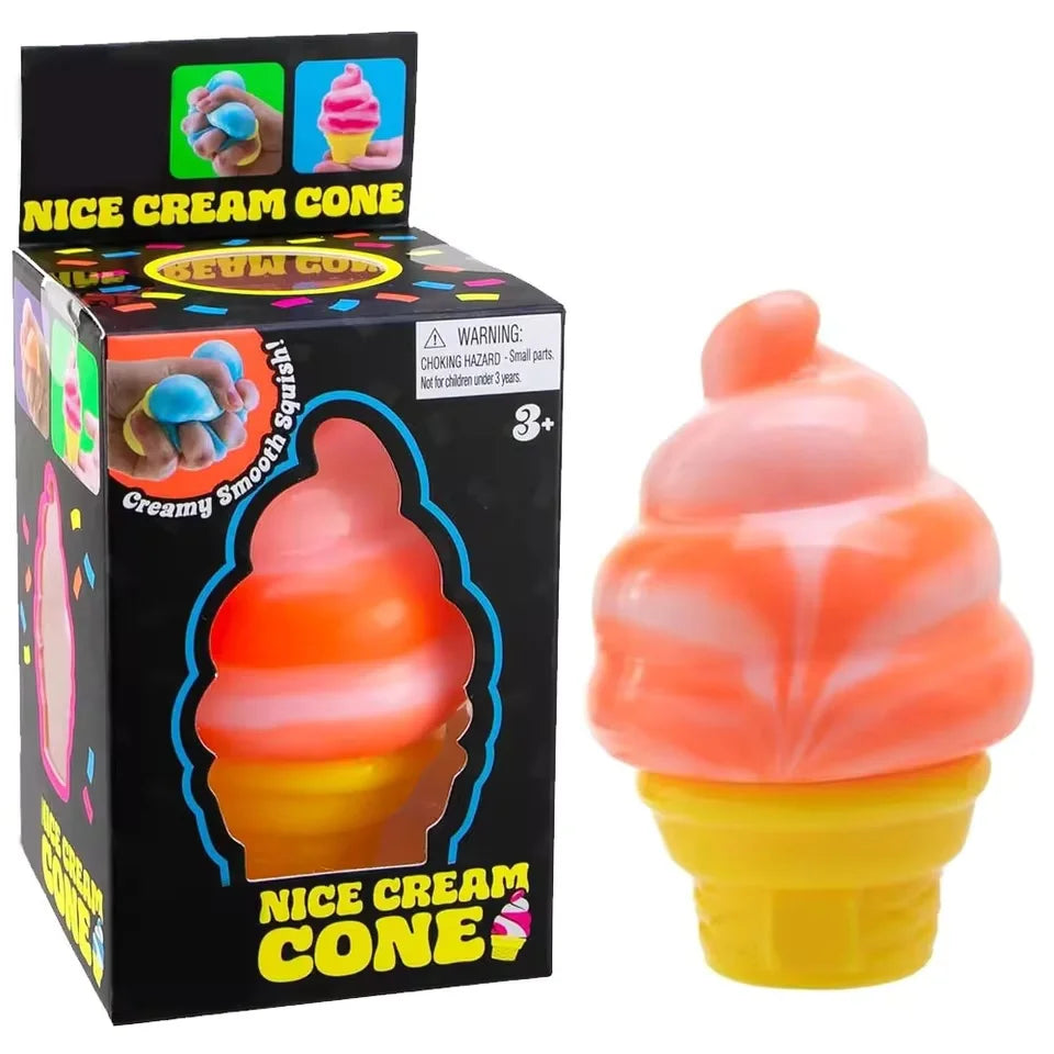 Needoh Fuzz Ball Peace of Cake - Cone - Cloud and Others