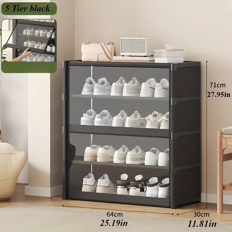 Transparent Large-Sized Shoe Cabinet