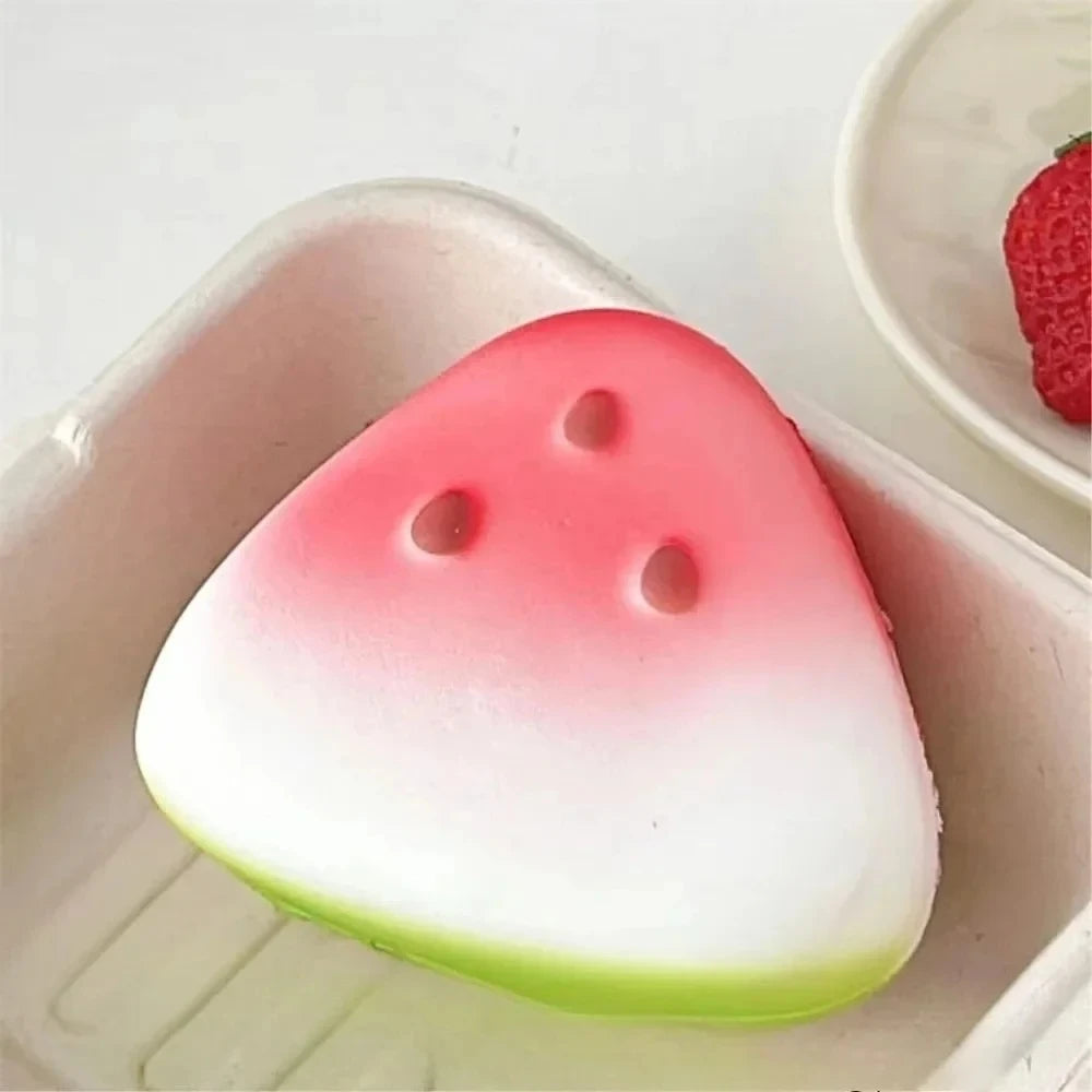 Watermelon Fidget Toy Anti-Stress Slow Rising Fruit Pinch Squeeze Stress Reliever Funny Pressure Reducer Prop