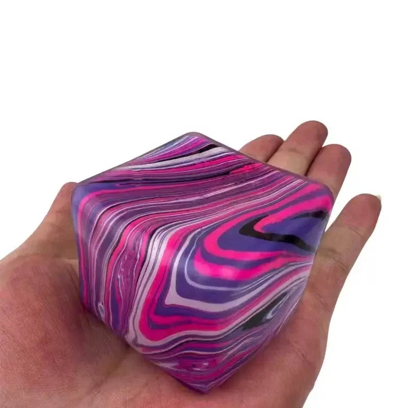 Needoh Soft and Sensory Stress-relief Toy Cube Filled with Gel