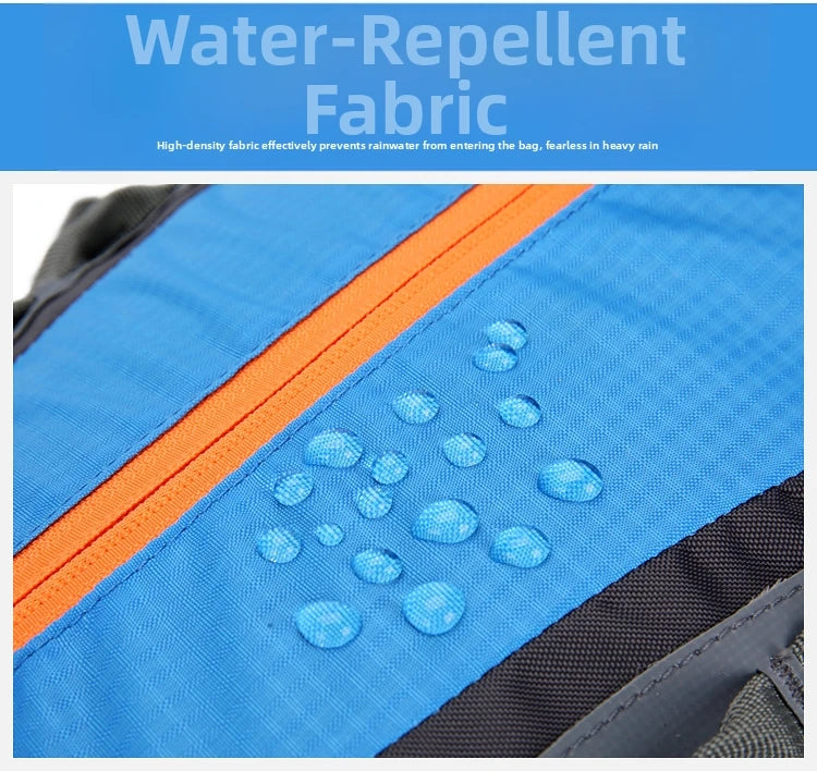 Outdoor Bag, Backpack, Mountaineering Bag, Hiking Sports Bag, Water-Repellent Backpack, Large-Capacity Travel Backpack