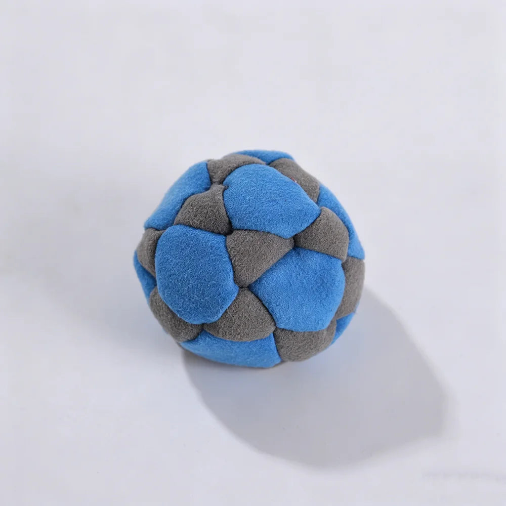 Hand-Made Knitted Footbag Sacks, Hacky Sack Assorted Foot Bag Crochet Hackys Ball for Adults, Juggling Balls for Beginners