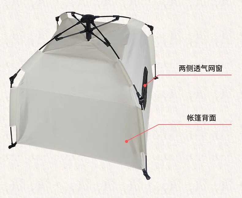 Pet tent, outdoor home, fully automatic folding cat and dog shelter, rain and sun protection, portable car Camping Tent