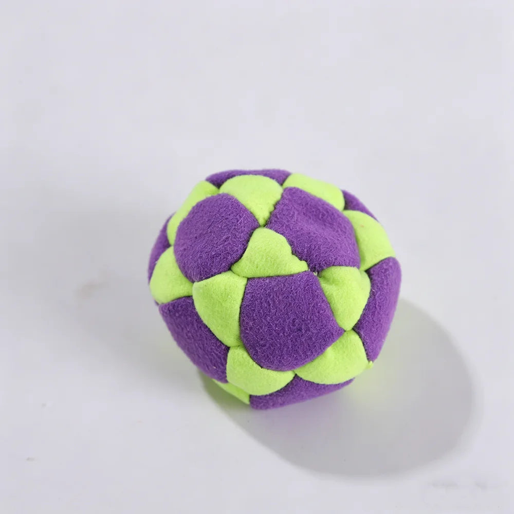 Hand-Made Knitted Footbag Sacks, Hacky Sack Assorted Foot Bag Crochet Hackys Ball for Adults, Juggling Balls for Beginners