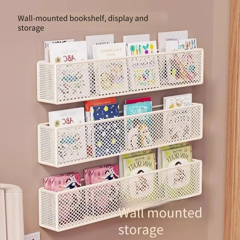 Wall Bookshelf Behind Door Storage