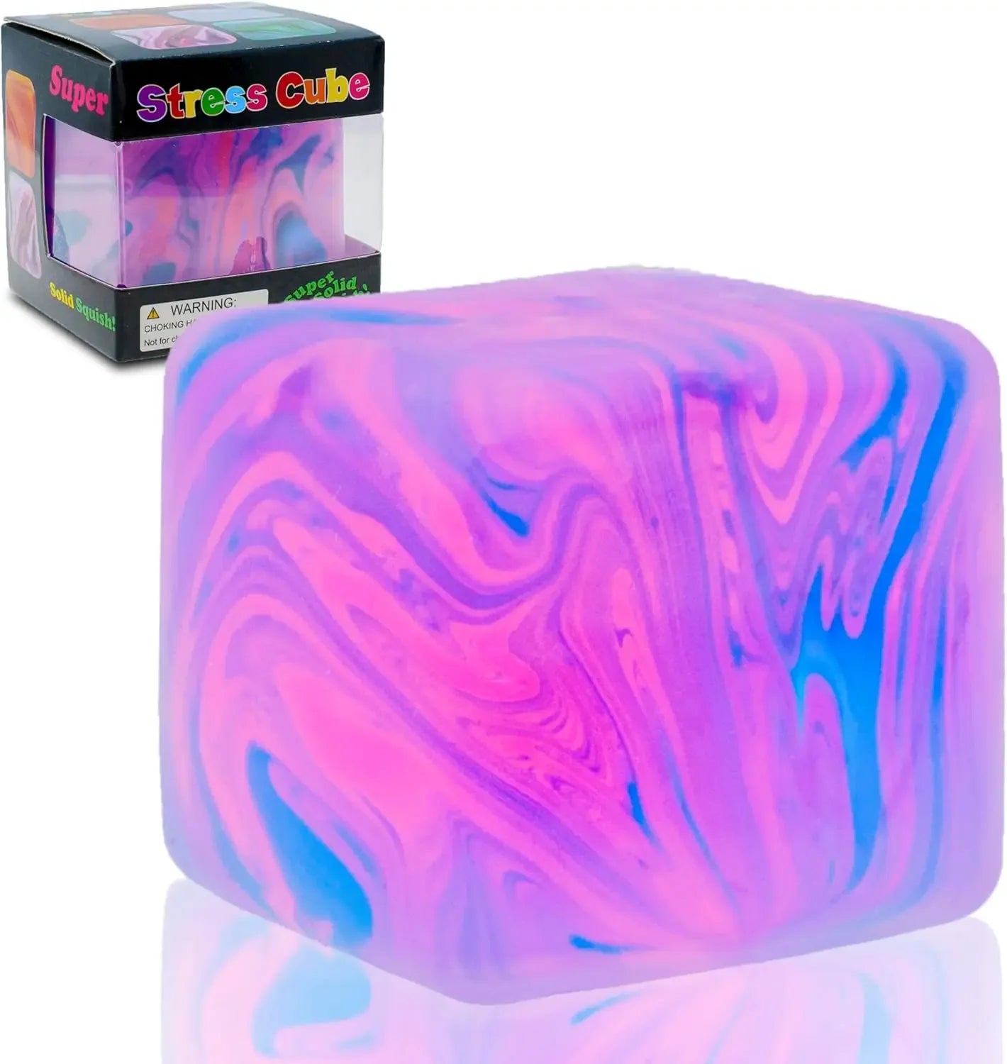 Needoh Soft and Sensory Stress-relief Toy Cube Filled with Gel