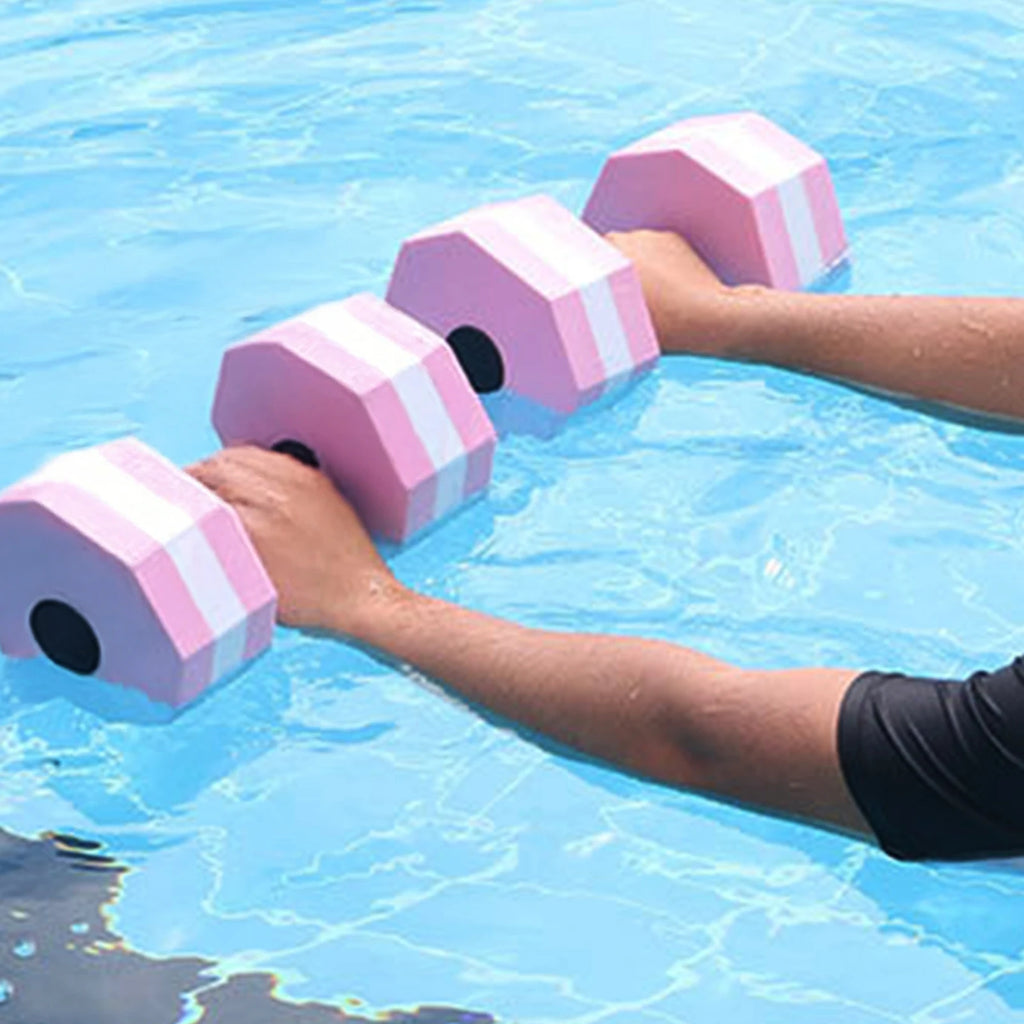 EVA Dumbbells for Water Fitness Swimming Equipment Unisex Aqua Gym Training Gear Lightweight Non Slip