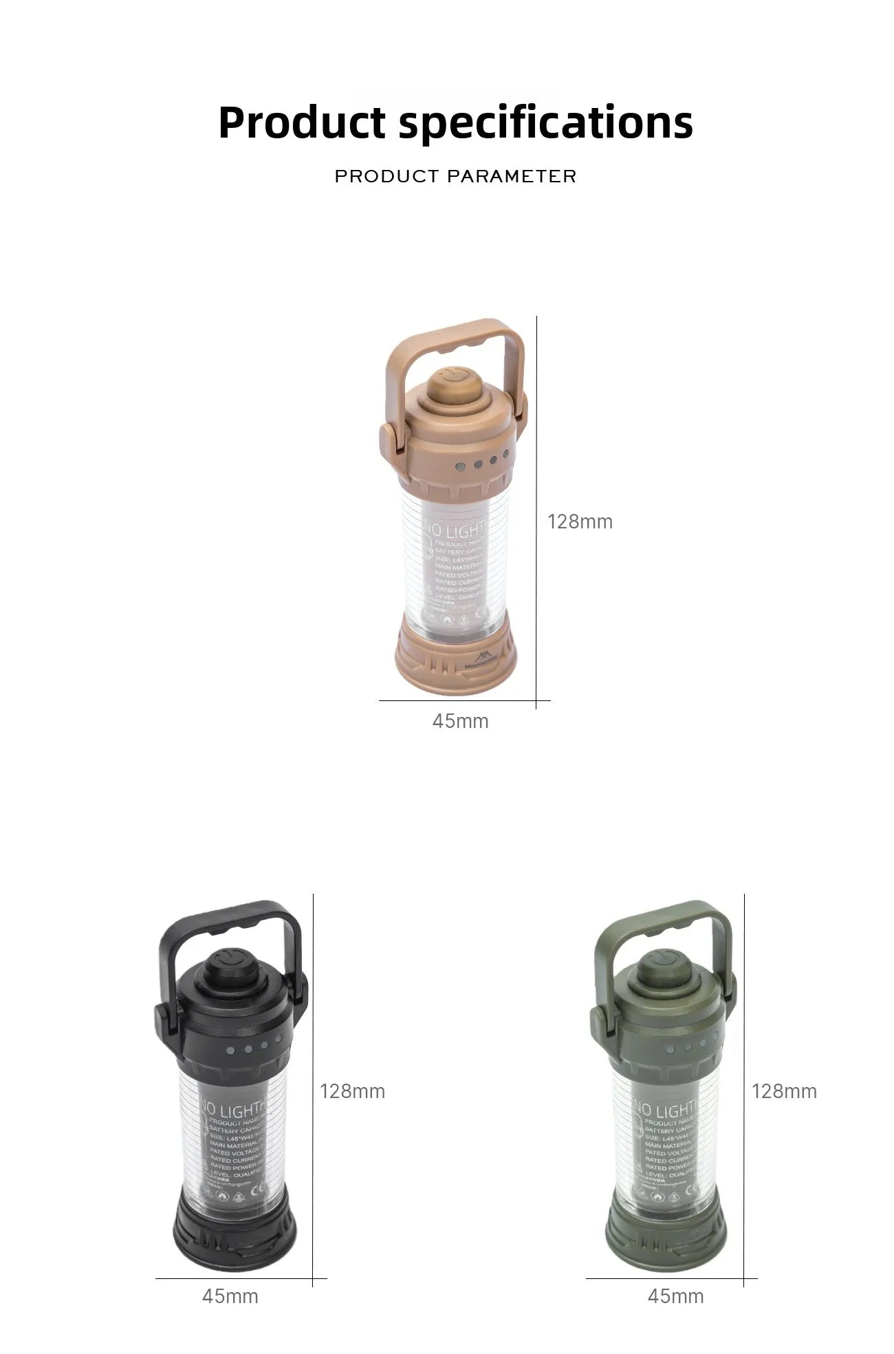 MOUNTAINHIKER 1500mAh Portable Retro Camping Lantern