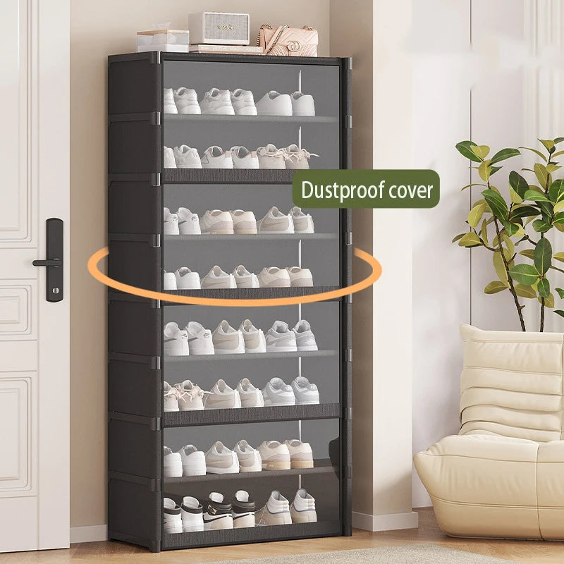 Transparent Large-Sized Shoe Cabinet