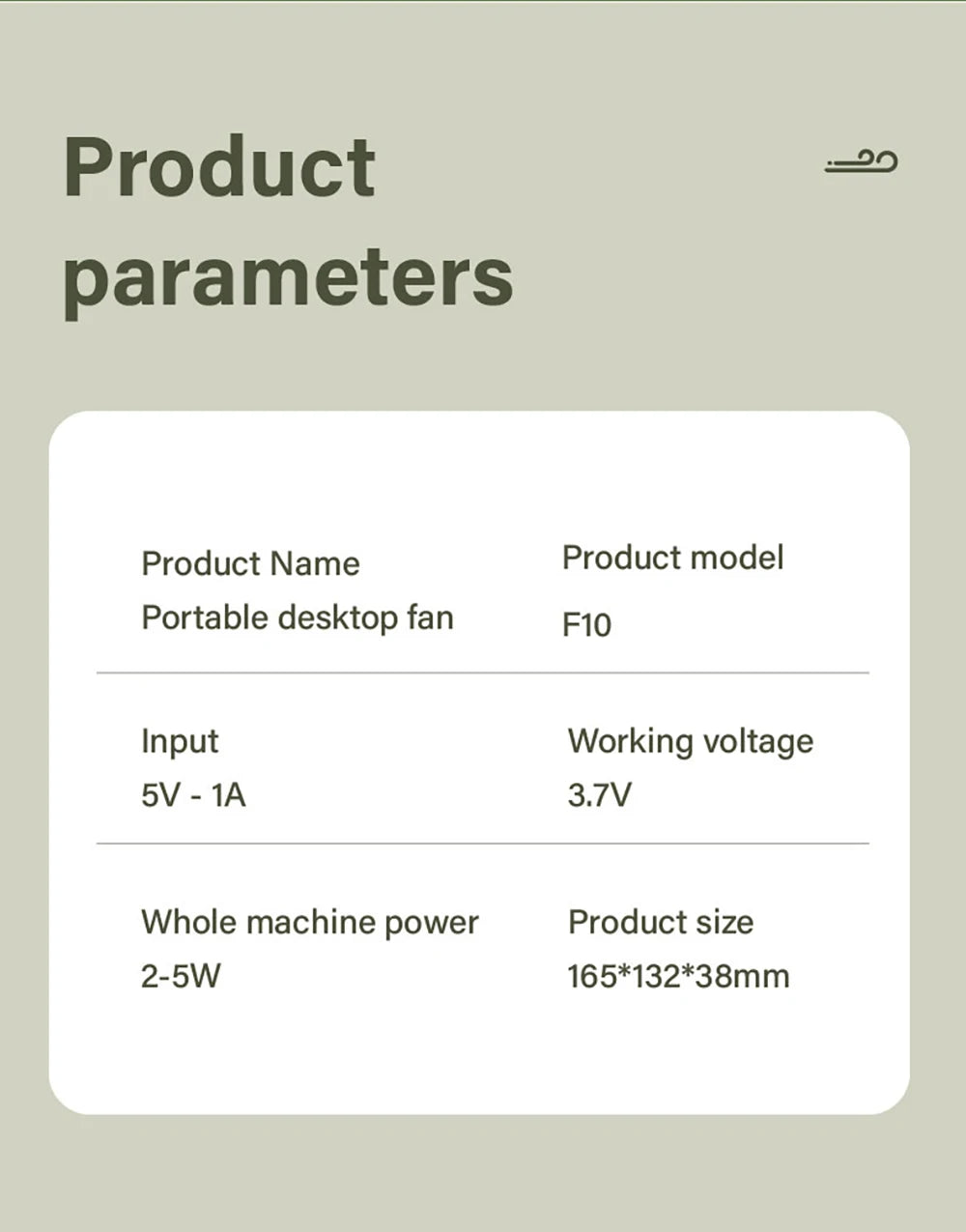 Portable Desk Fan USB Rechargeable Desktop Fan Foldable Hanging Fan Portable Handheld Fan Mini USB Table Fan for Home Outdoor