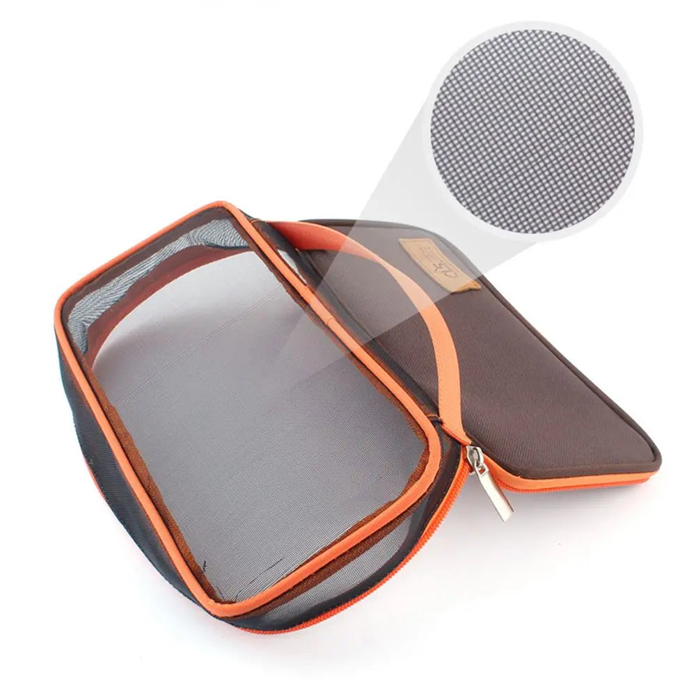Camping Eating Utensils Storage Bag, Outdoor Cutlery Pouch Organizer Portable
