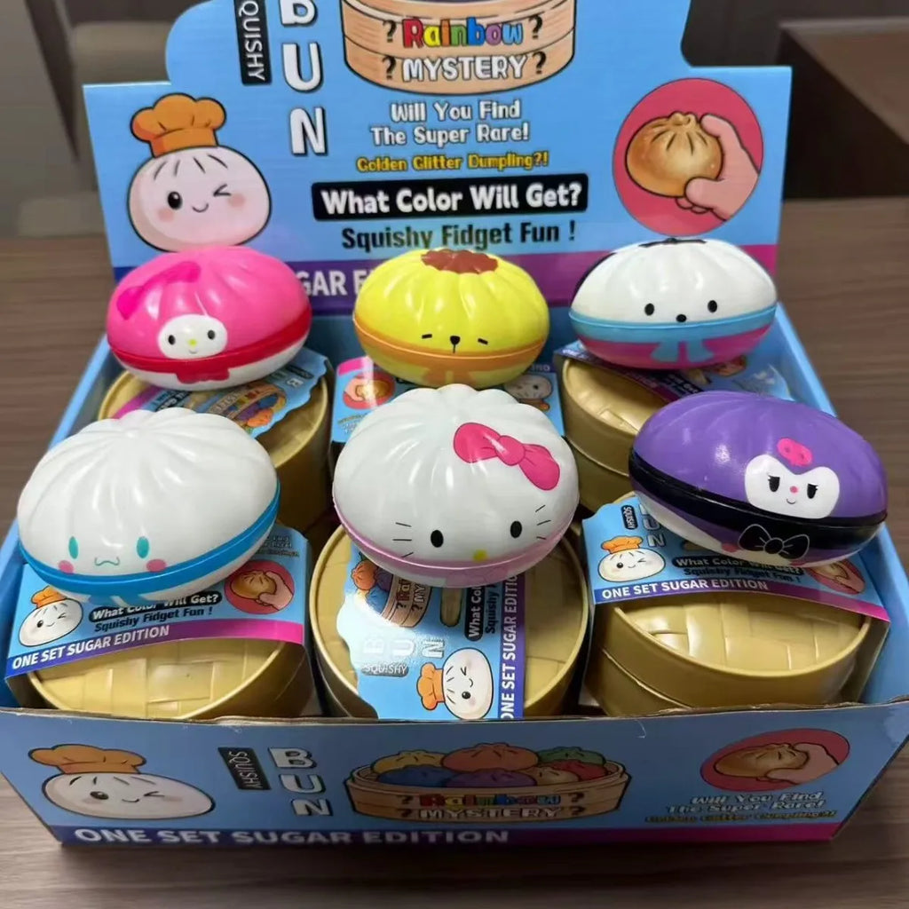 Rainbow Mysteries Squishy Hello Kitty Squishy Fidget Fun Gifts Toys My Melody Squishy Relief Stress Fidget Toy Squishy Toys