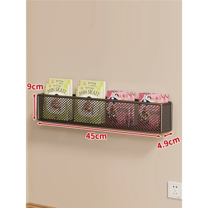 Wall Bookshelf Behind Door Storage