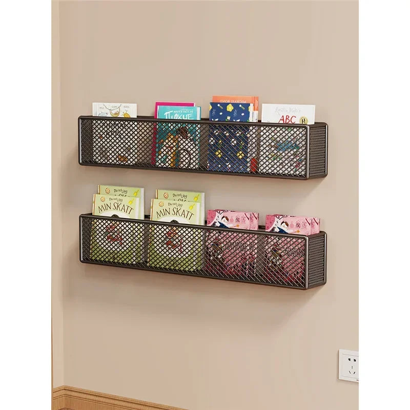 Wall Bookshelf Behind Door Storage