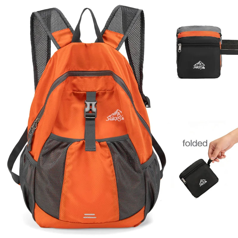 Backpack - Ultra Lightweight Packable Backpack for Travel Camping, Hiking Back Pack Waterproof Foldable Daypack for Men Women Bl