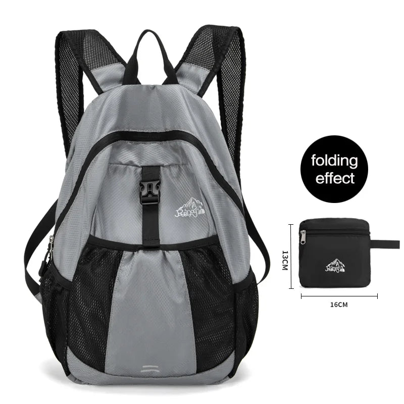 Backpack - Ultra Lightweight Packable Backpack for Travel Camping, Hiking Back Pack Waterproof Foldable Daypack for Men Women Bl