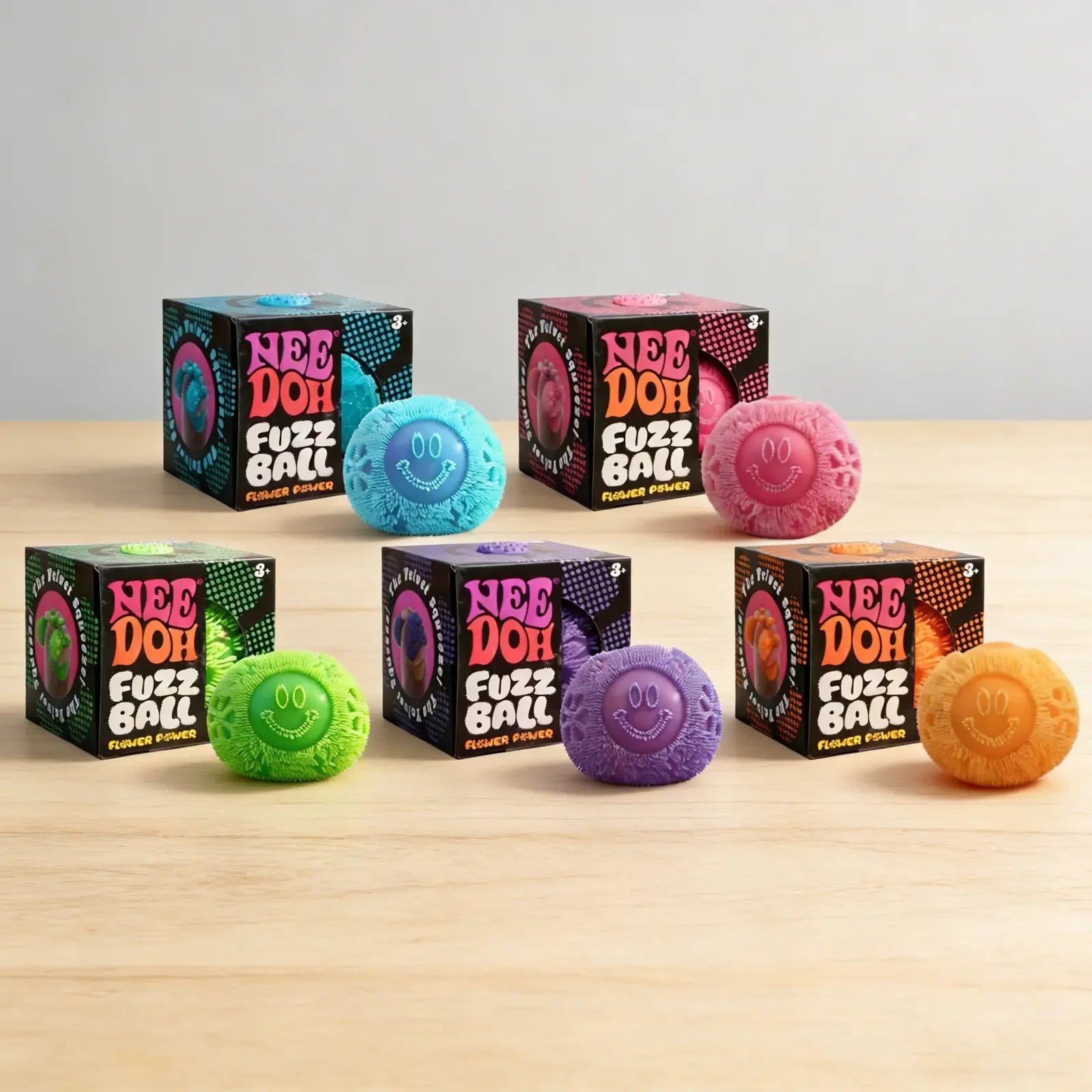 Needoh Fuzz Ball Squishy