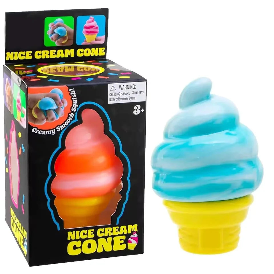 Needoh Fuzz Ball Peace of Cake - Cone - Cloud and Others