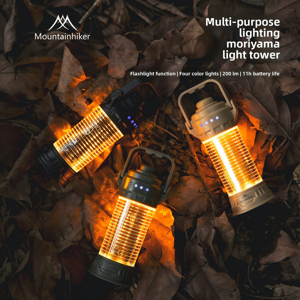 MOUNTAINHIKER 1500mAh Portable Retro Camping Lantern