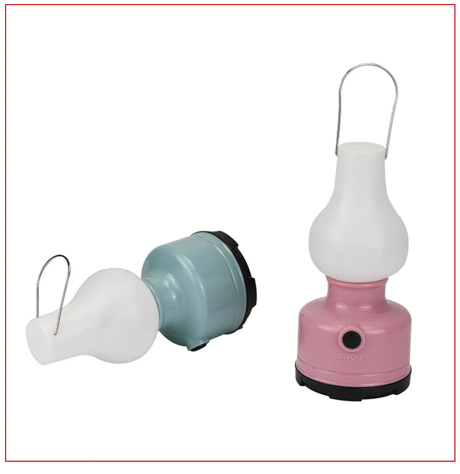 Portable Camping Lights Waterproof Outdoor Camp Lamp 2 Lighting Modes Tent Lamp for Hiking Climbing Yard