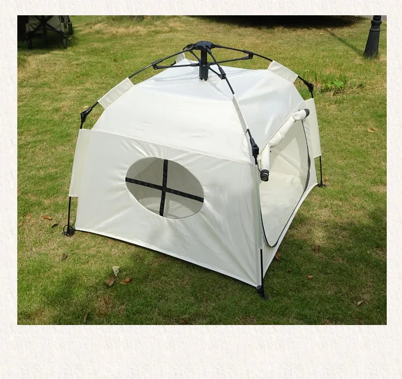 Pet tent, outdoor home, fully automatic folding cat and dog shelter, rain and sun protection, portable car Camping Tent