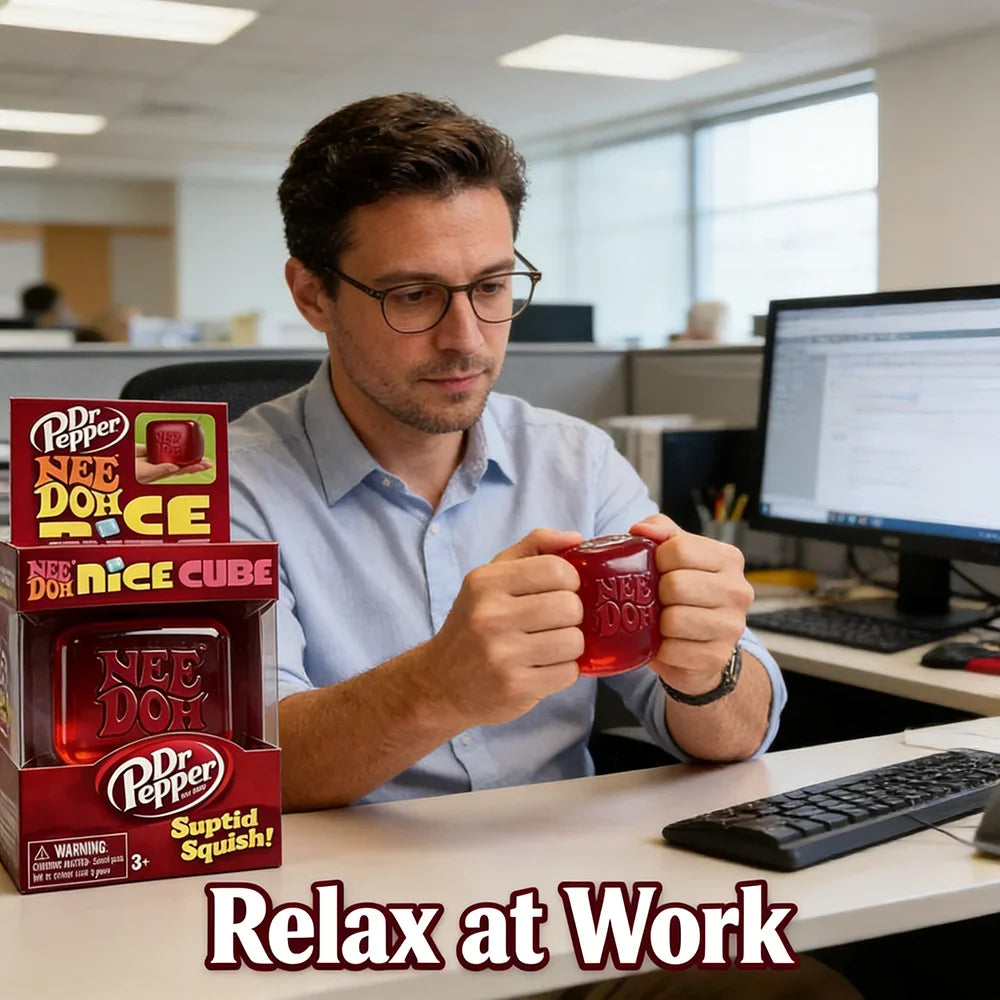 Dr Pepper NeeDoh & Jelly Fish Squishy Toy