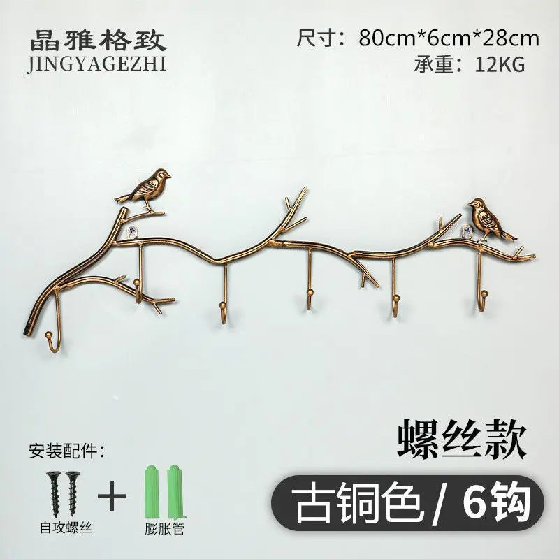 Creative Wall Hanging Clothes Hanger Upon Entering The Doorcoat Rack No Punching Holes At The Entrance Wall Clothes Hook