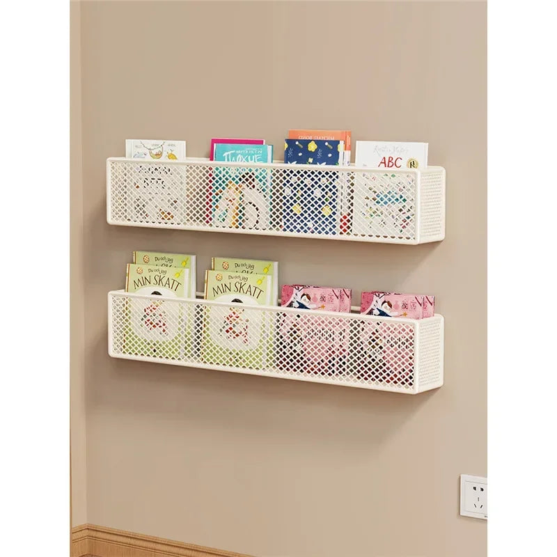 Wall Bookshelf Behind Door Storage