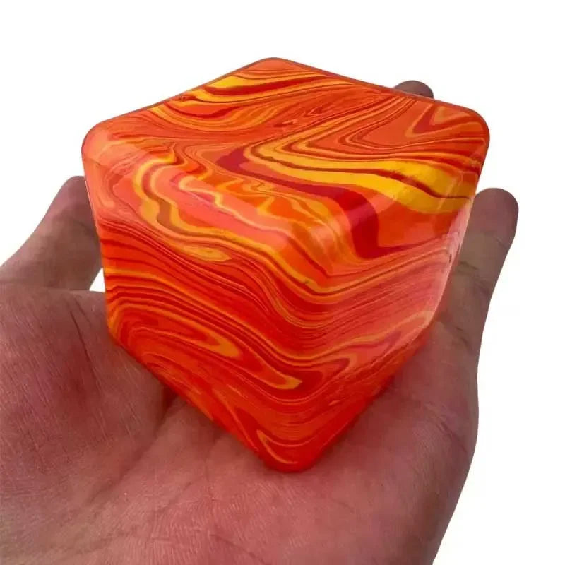Needoh Soft and Sensory Stress-relief Toy Cube Filled with Gel