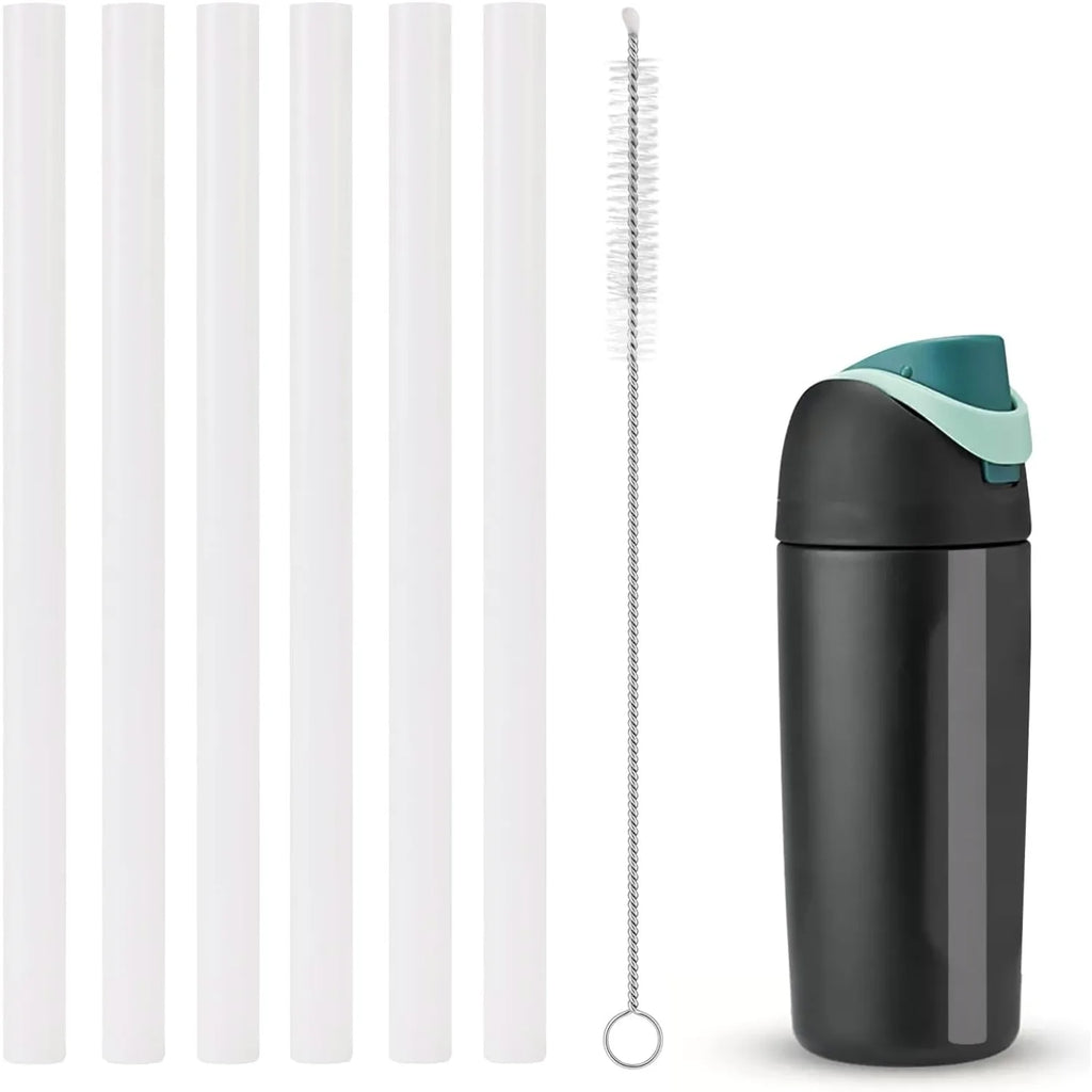 Straws for 16oz Owala Kids Freesip Water Bottle, Replacement Straws for Owala 16 OZ, with Cleaning Brush