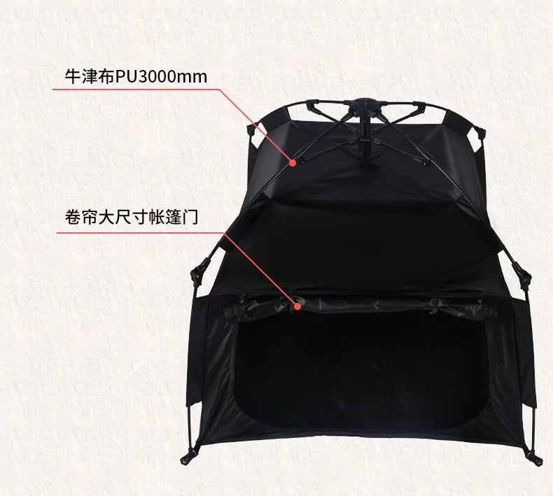 Pet tent, outdoor home, fully automatic folding cat and dog shelter, rain and sun protection, portable car Camping Tent