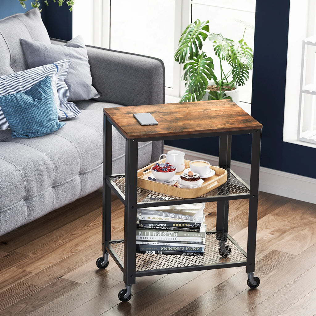 VASAGLE Rolling Service Cart