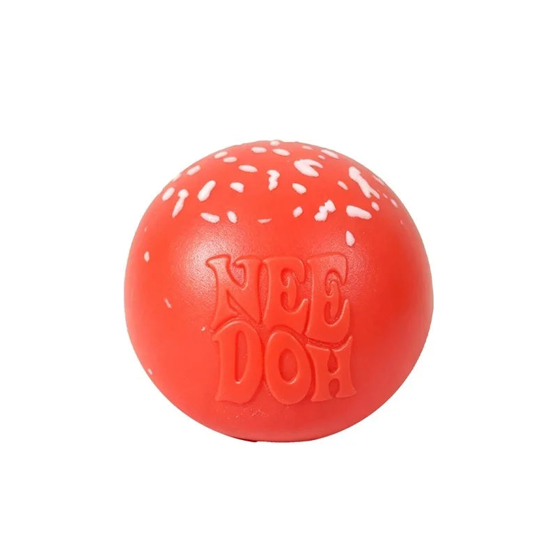 Schylling Needoh Dohnut Holes 4Pcs 6 Pack Squishy Balls Squeeze Decompression Mini Portable Office Anxiety Relief Sensory Toys