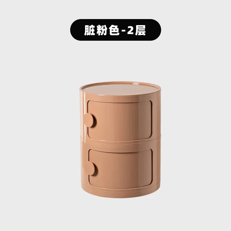 Creative Bedside Table Modern Simple Bedroom Storage Cabinet Multi-Layer Simple Plastic Side Cabinet Ins Internet Celebrity 협탁