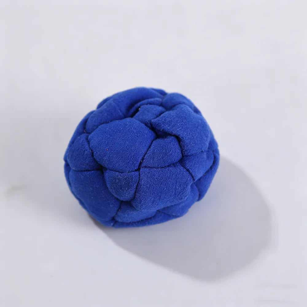 Hand-Made Knitted Footbag Sacks, Hacky Sack Assorted Foot Bag Crochet Hackys Ball for Adults, Juggling Balls for Beginners